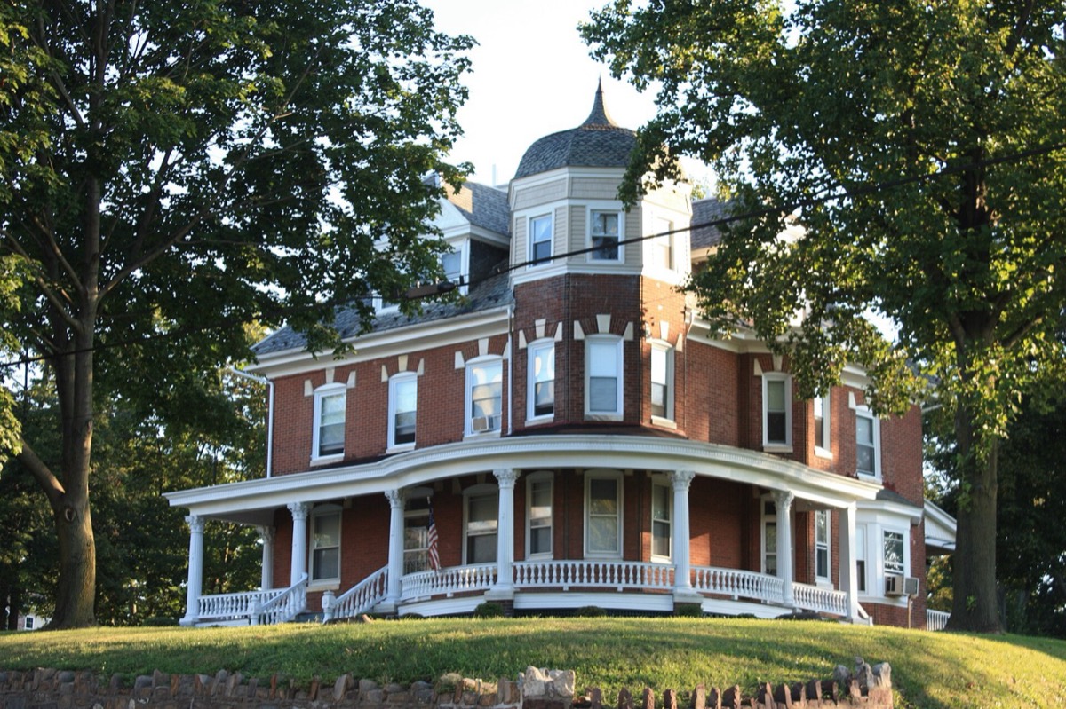 Lower Providence Township neighborhood near Perkiomen Creek, Montgomery County PA